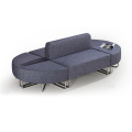 2019 hot sale leather folding bed l shaped classic sofa